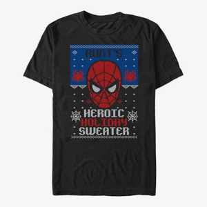 Queens Marvel Avengers Classic - Holiday Sweater Aunt Unisex T-Shirt Black