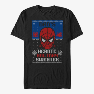 Queens Marvel Avengers Classic - Holiday Sweater Dad Unisex T-Shirt Black