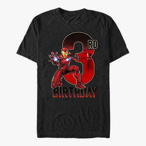Queens Marvel Avengers Classic - Ironman 3rd Bday Unisex T-Shirt Black