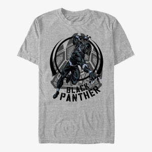 Queens Marvel Avengers Classic - Panther Paw Unisex T-Shirt Heather Grey