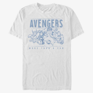 Queens Marvel Avengers Classic - The Avengers Men's T-Shirt White