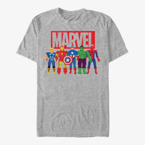 Queens Marvel Avengers Classic - Toy Group Unisex T-Shirt Heather Grey