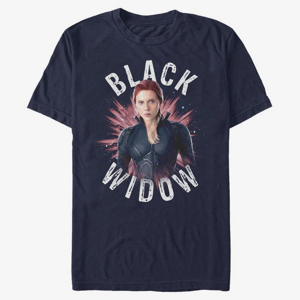 Queens Marvel Avengers: Endgame - Black Widow Burst Unisex T-Shirt Navy Blue