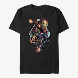 Queens Marvel Avengers: Endgame - Endgame Diamond Shot Unisex T-Shirt Black