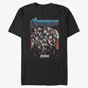 Queens Marvel Avengers: Endgame - Engame Group Shot Unisex T-Shirt Black