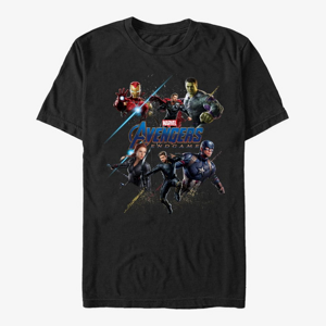Queens Marvel Avengers: Endgame - Heros Logo Unisex T-Shirt Black