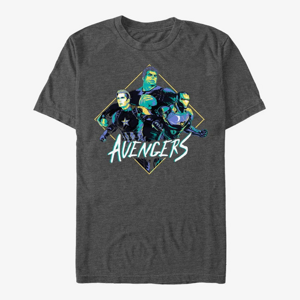 Queens Marvel Avengers: Endgame - Rad Trio Unisex T-Shirt Dark Heather Grey