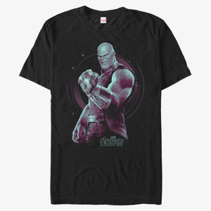 Queens Marvel Avengers: Infinity War - Thanos The Mad Titan Men's T-Shirt Black