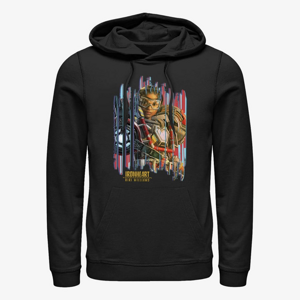 Queens Marvel Black Panther: Wakanda Forever - Iron Heart Poster look Unisex Hoodie Black