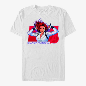 Queens Marvel Black Widow: Movie - Ready Widow Unisex T-Shirt White
