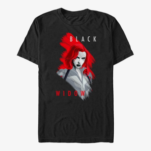 Queens Marvel Black Widow: Movie - Widow Paint Unisex T-Shirt Black