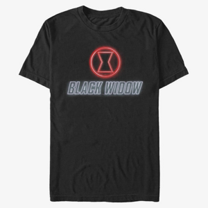 Queens Marvel - BLACK WIDOW NEON Unisex T-Shirt Black