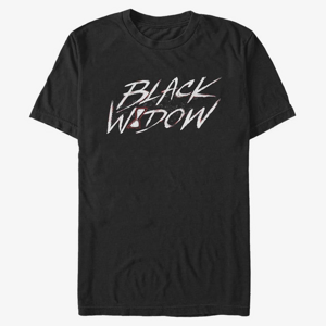 Queens Marvel Black Widow - Widow Paint Men's T-Shirt Black