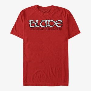Queens Marvel - Blade Logo Unisex T-Shirt Red
