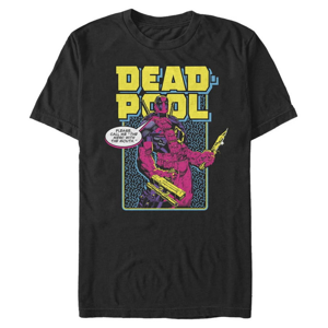Queens Marvel Deadpool - Name Change Men's T-Shirt Black