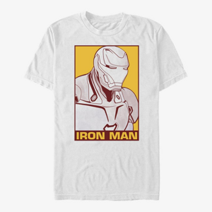 Queens Marvel Iron Man - Pop Iron Man Men's T-Shirt White