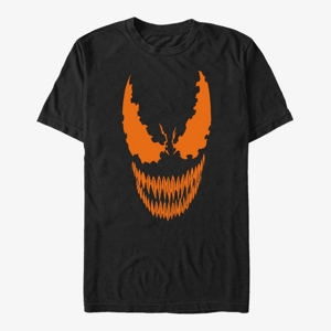 Queens Marvel Other - Venom Face Pumpkin Men's T-Shirt Black