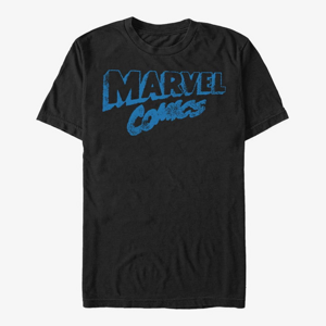 Queens Marvel - RETRO LOGO Men's T-Shirt Black