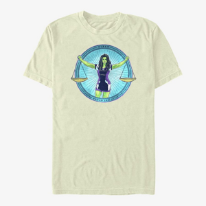 Queens Marvel She-Hulk: Attorney at Law - Super Human Law Division Badge Unisex T-Shirt Natural