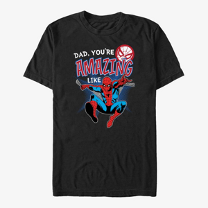 Queens Marvel Spider-Man Classic - Amazing Like Dad Unisex T-Shirt Black