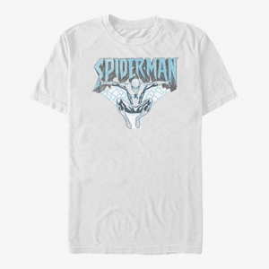 Queens Marvel Spider-Man Classic - Pencil Webs Men's T-Shirt White
