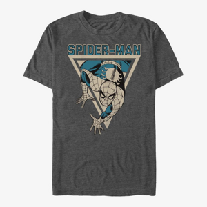 Queens Marvel Spider-Man Classic - Spiderman Power Men's T-Shirt Dark Heather Grey