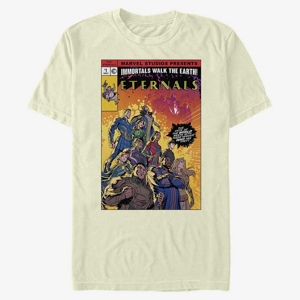 Queens Marvel The Eternals - Halftone Cover Unisex T-Shirt Natural