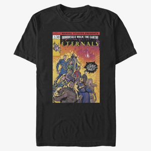 Queens Marvel The Eternals - Halftone Cover Unisex T-Shirt Black