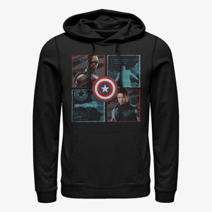 Queens Marvel The Falcon and the Winter Soldier - Hero Box Up Unisex Hoodie Black