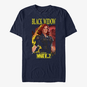 Queens Marvel What If‚Ä¶? - BlackWidow Grunge Unisex T-Shirt Navy Blue
