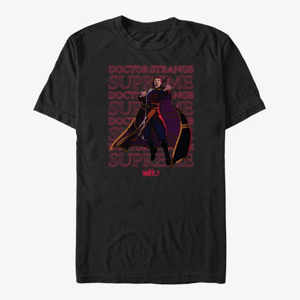 Queens Marvel What If‚Ä¶? - Supreme Text Stack Unisex T-Shirt Black