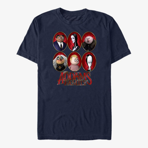 Queens MGM The Addams Family - Family Portraits Unisex T-Shirt Navy Blue