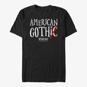Queens MGM Wednesday - American Goth Unisex T-Shirt Black