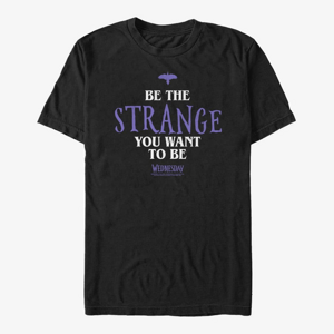 Queens MGM Wednesday - Be the Strange Unisex T-Shirt Black