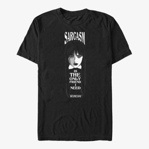 Queens MGM Wednesday - SARCASM ONLY FRIEND Unisex T-Shirt Black