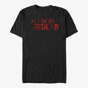 Queens Netflix All Of Us Are Dead - AOUAD Eng Logo Unisex T-Shirt Black