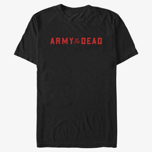 Queens Netflix Army Of The Dead - Red Logo Unisex T-Shirt Black