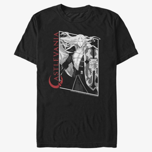 Queens Netflix Castlevania - Alucard Box Up Men's T-Shirt Black