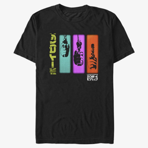 Queens Netflix Cowboy Bebop - Colorful Sequence Unisex T-Shirt Black