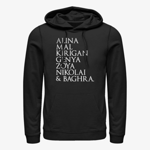 Queens Netflix Shadow and Bone - Shadow and Bone Character Stack Unisex Hoodie Black