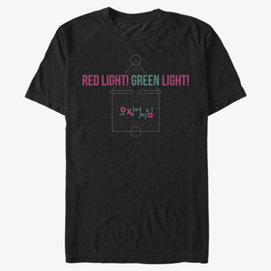 Queens Netflix Squid Game - Red Lights Green Unisex T-Shirt Black