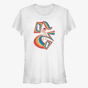 Queens Netflix Stranger Things - 11 Rainbow Women's T-Shirt White