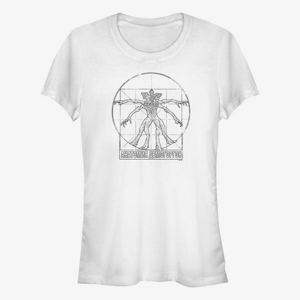 Queens Netflix Stranger Things - Demo Anatomy Women's T-Shirt White