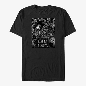 Queens Netflix Stranger Things - Dig Dug Unisex T-Shirt Black