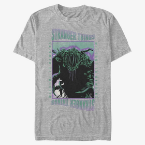Queens Netflix Stranger Things - Monster Things Unisex T-Shirt Heather Grey