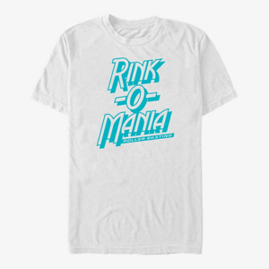 Queens Netflix Stranger Things - Rink Logo Men's T-Shirt White
