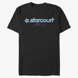 Queens Netflix Stranger Things - Starcourt Logo Unisex T-Shirt Black