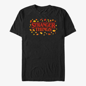 Queens Netflix Stranger Things - Strange Fall Unisex T-Shirt Black