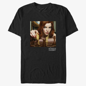 Queens Netflix The Queen's Gambit - Checkmate Photo Real Unisex T-Shirt Black