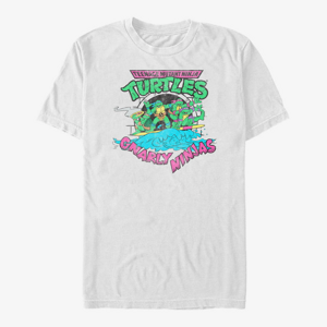 Queens Nickelodeon Teenage Mutant Ninja Turtles - GNARLY NINJAS Unisex T-Shirt White